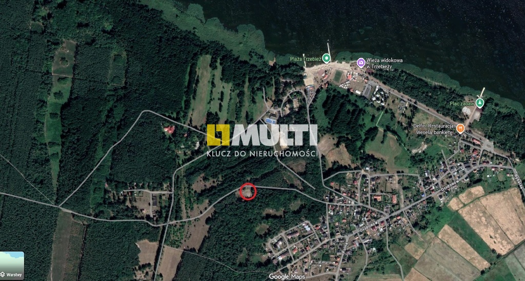 TRZEBIEŻ DZIAŁKA 1952m2 OTOCZONA LASEM (3)
