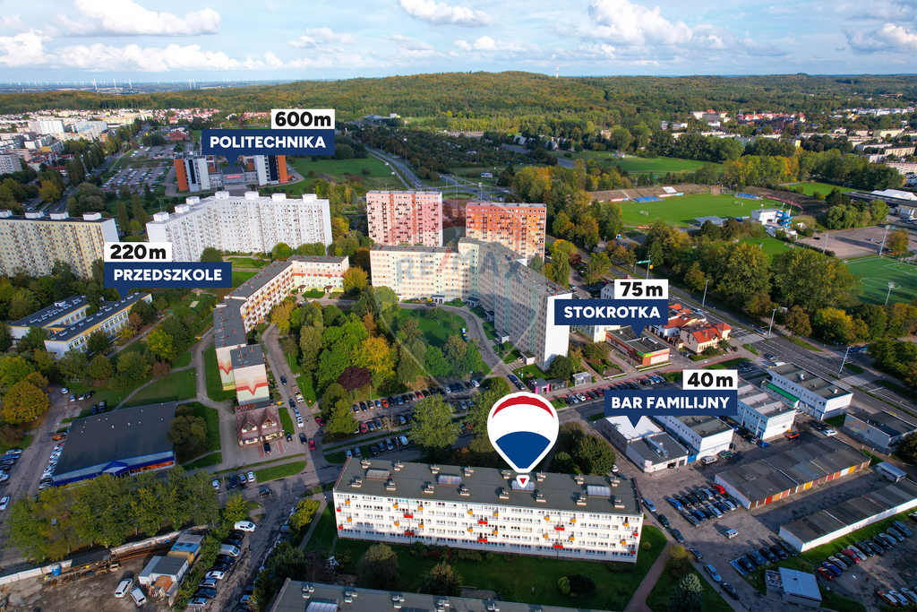 Mieszkanie 46 m2, spółdzielcze własnościowe prawo, I piętro, balkon! (4)
