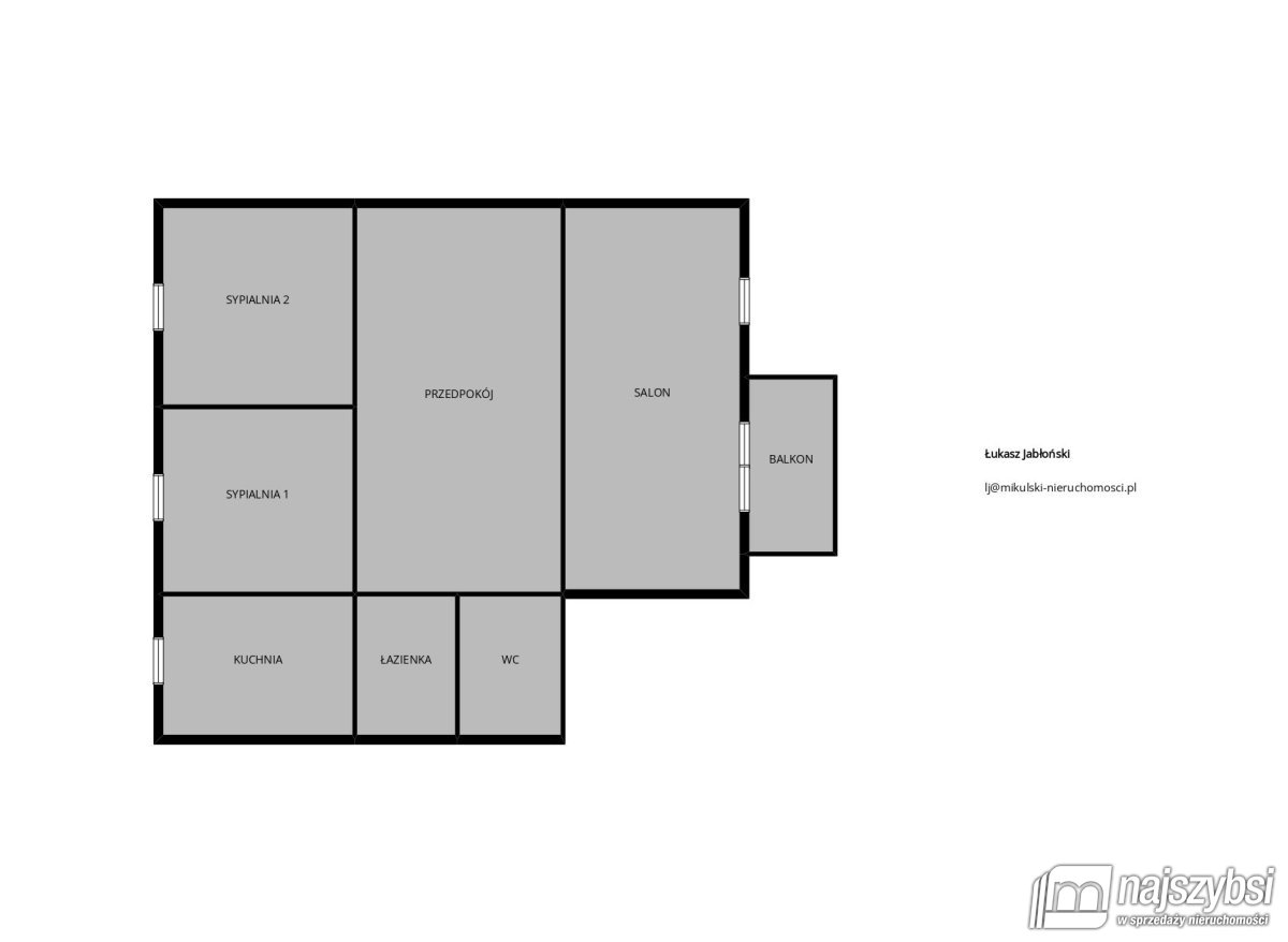 KOSZALIN-3POKOJOWE Z BALKONEM 59,37M2 (12)