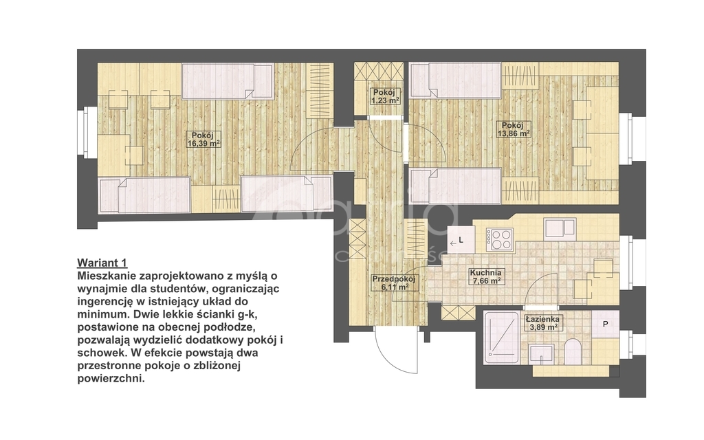 OKAZJA INWESTYCYJNA! Mieszkanie z klimatem w Centrum Szczecina - 1. p (10)