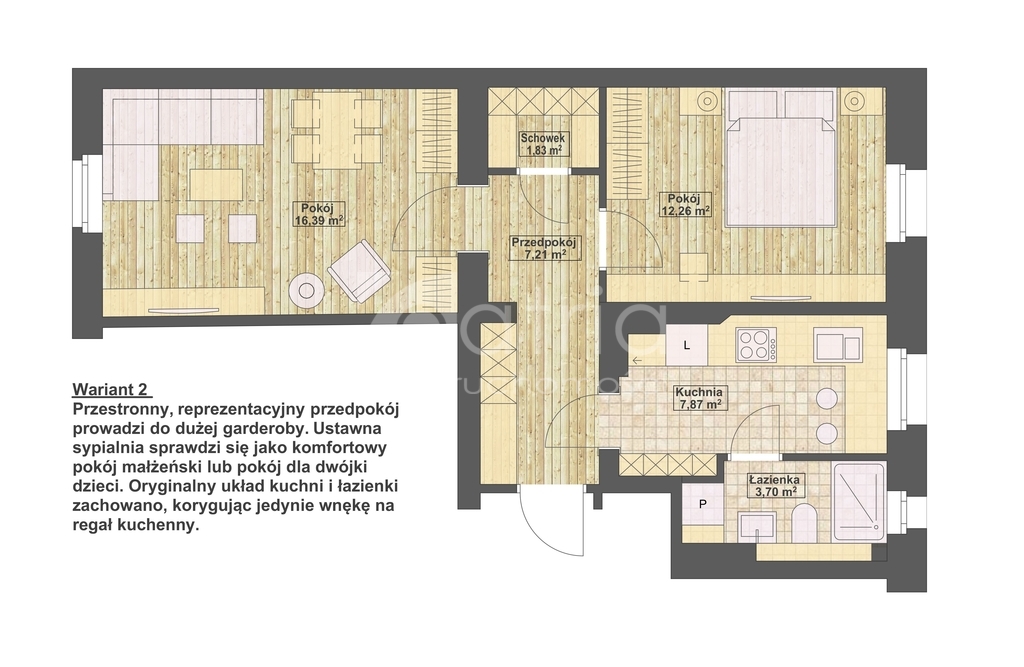 OKAZJA INWESTYCYJNA! Mieszkanie z klimatem w Centrum Szczecina - 1. p (11)