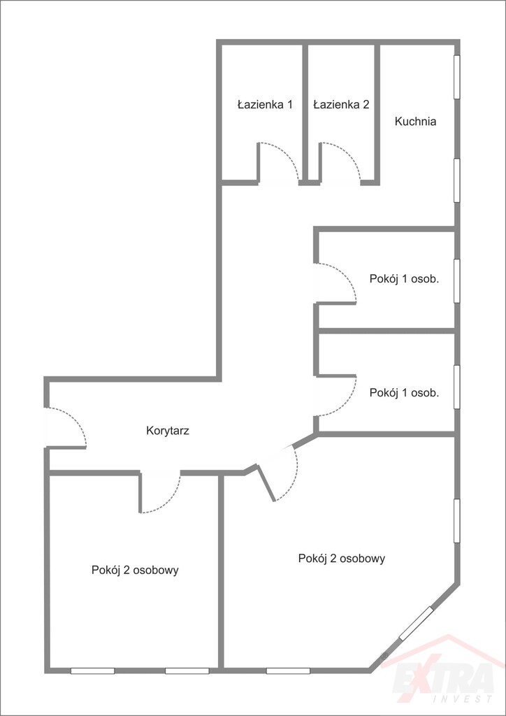 Mieszkanie inwestycyjne 99,37 m2 | 4 pokoje | Centrum Szczecina (19)