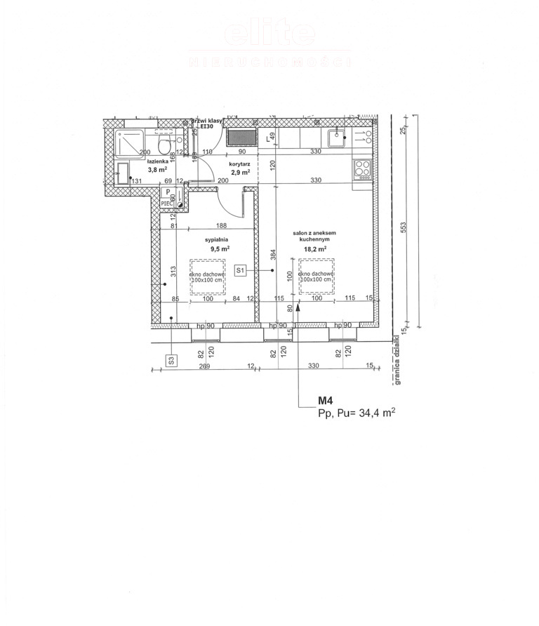 Śródmieście mieszkanie nowe 2 pokojowe  34,4m2 (7)