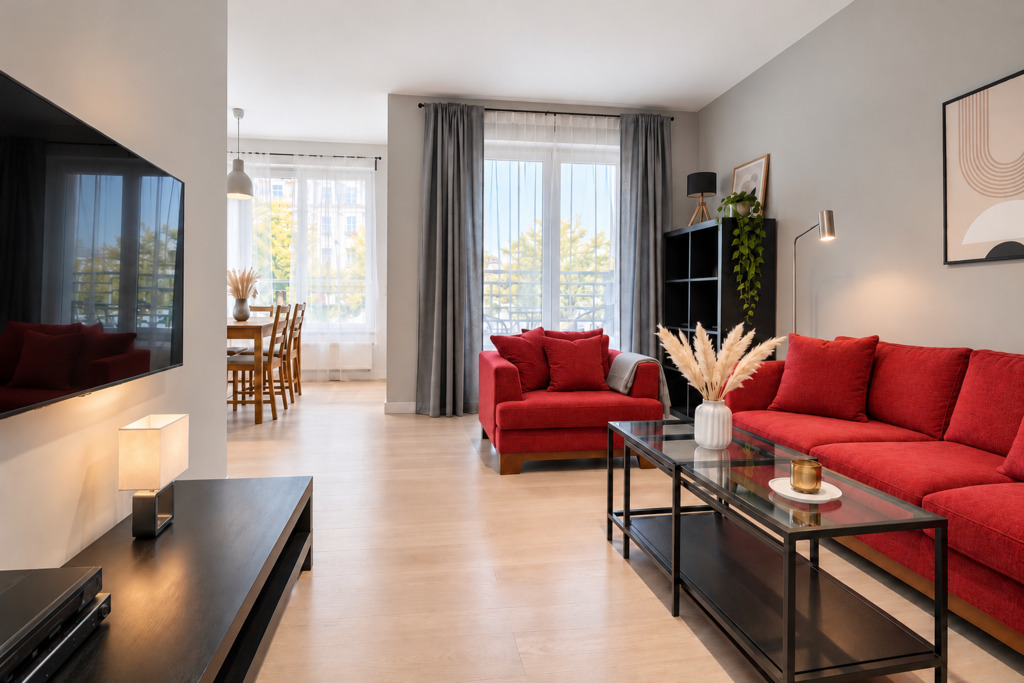 2 pokoje | 55 m2 | Nowe Miasto | Pełne wyposażenie (6)