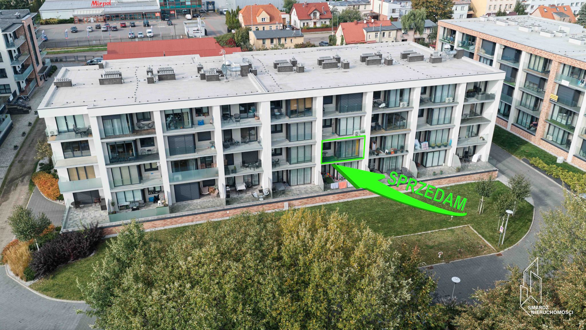 Kołobrzeg ul. Sienkiewicz | 2 pokoje | Basen | Hala garażowa | 41,46 m2 (170)