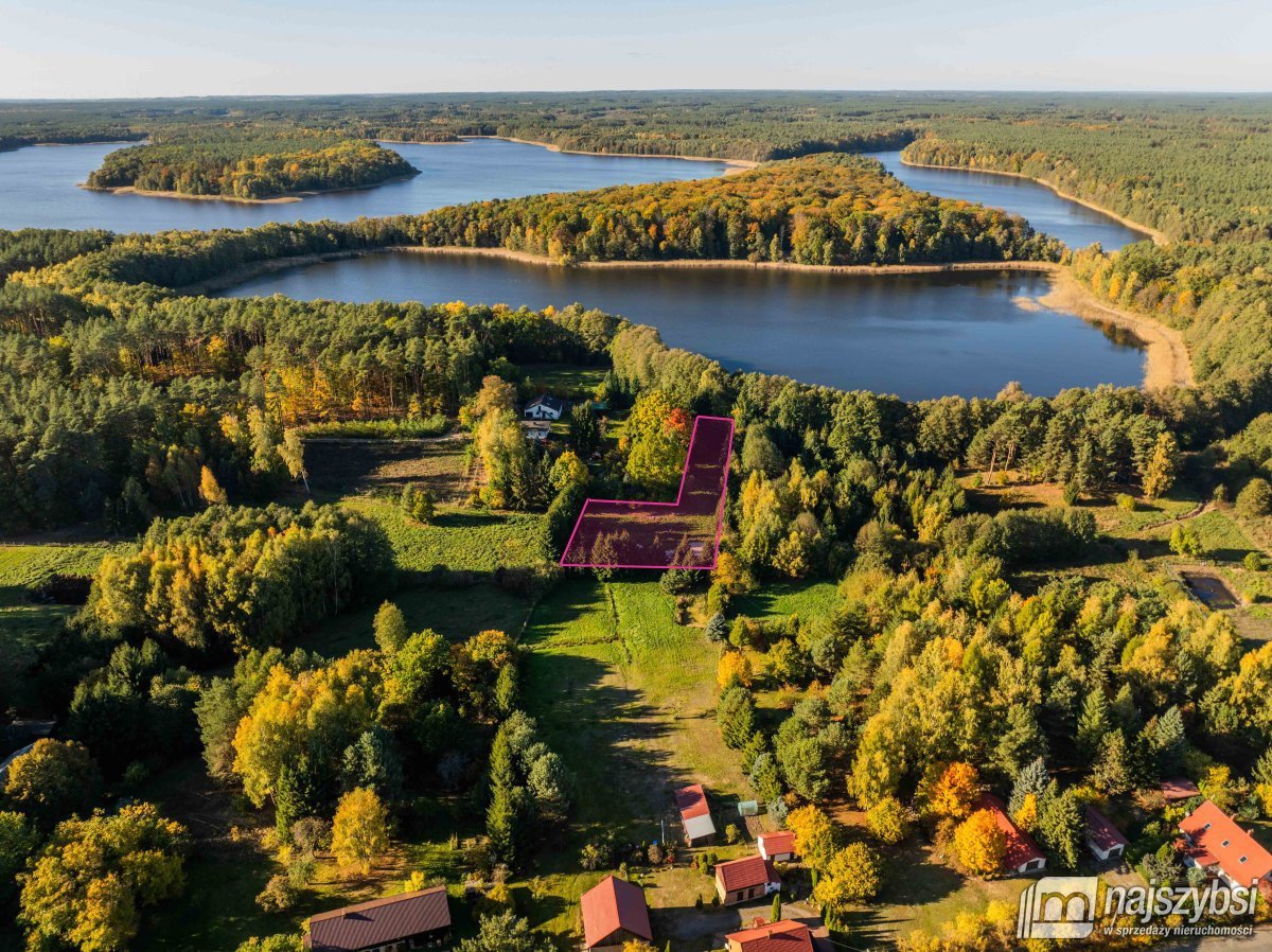 DZIAŁKA 2166 m2 Z ROZPOCZĘTĄ BUDOWĄ DOMU - ŁASKO | (1)
