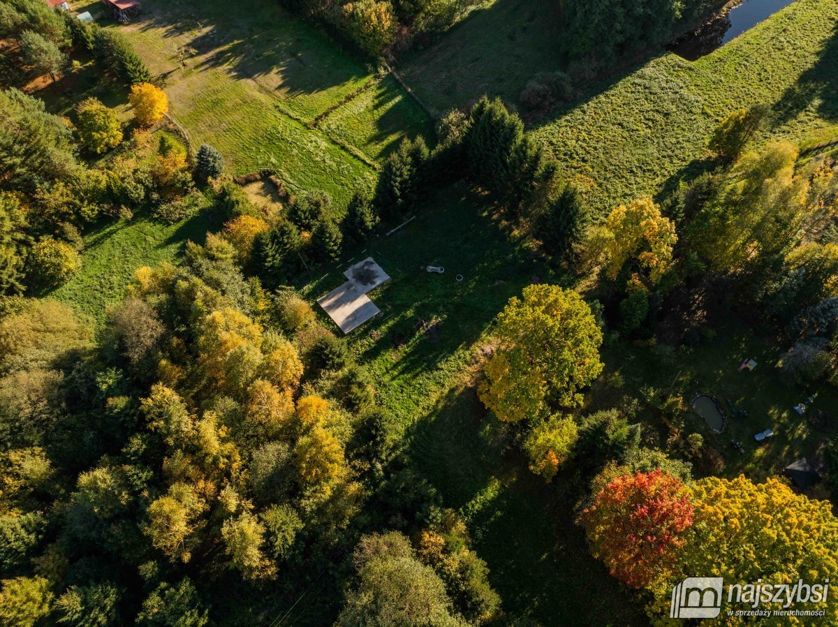 DZIAŁKA 2166 m2 Z ROZPOCZĘTĄ BUDOWĄ DOMU - ŁASKO | (21)